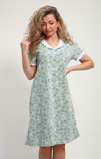  М431 Сорочка «Зефирка»(светлый хаки)