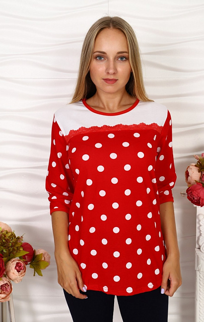 М233 Туника "Кристи"/красный